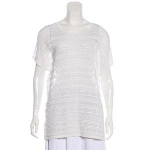 Dvf White short sleeved top
